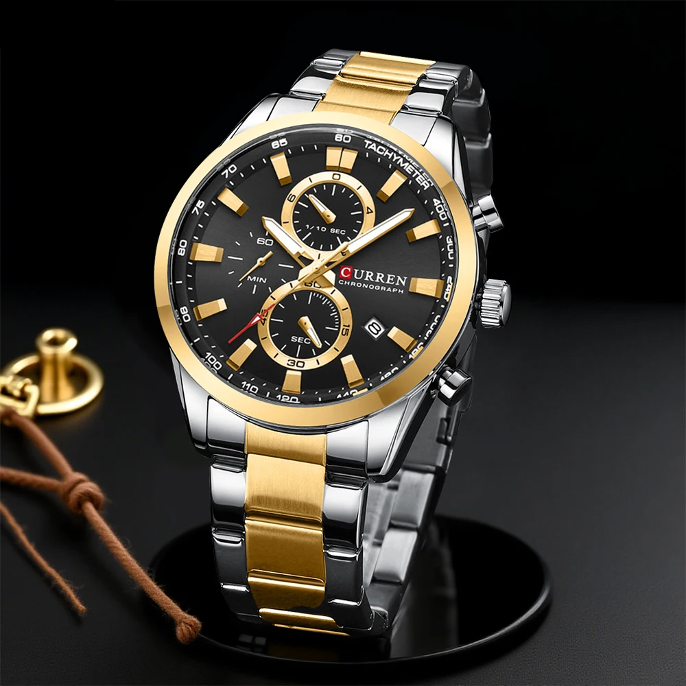 CURREN Jam Tangan Olahraga Chr - Watch Accessories ulasan dan harga