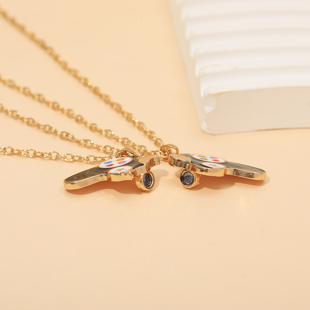 2Pcs Set Kalung Magnet Pasanga - Magnetic Couple Matching Necklaces ulasan dan harga