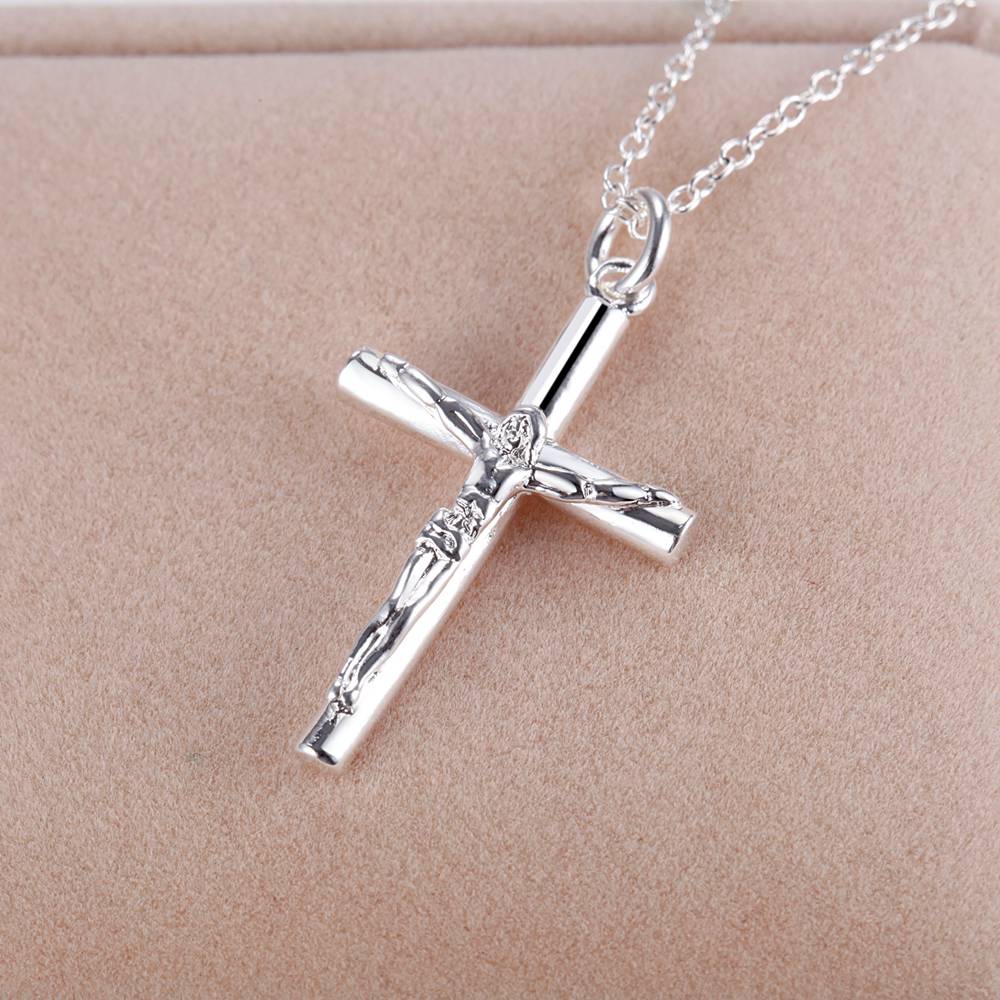 Kalung Salib Perak Sterling 92 - 925 Sterling Silver Chain Necklace Men ulasan dan harga