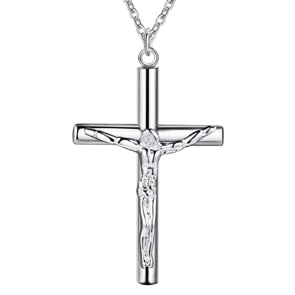 Kalung Salib Perak Sterling 92 - 925 Sterling Silver Chain Necklace Men ulasan dan harga