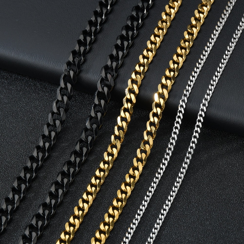 1 buah ukuran 3.6mm/5mm/7mm pr - Cuban Link Chain 12Mm ulasan dan harga