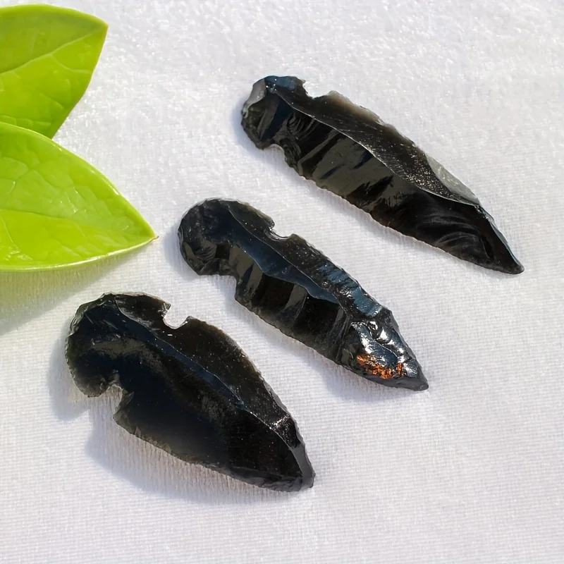 1 Liontin Panah Obsidian - Lio - Crystal Pendant Necklace Natural Stone ulasan dan harga