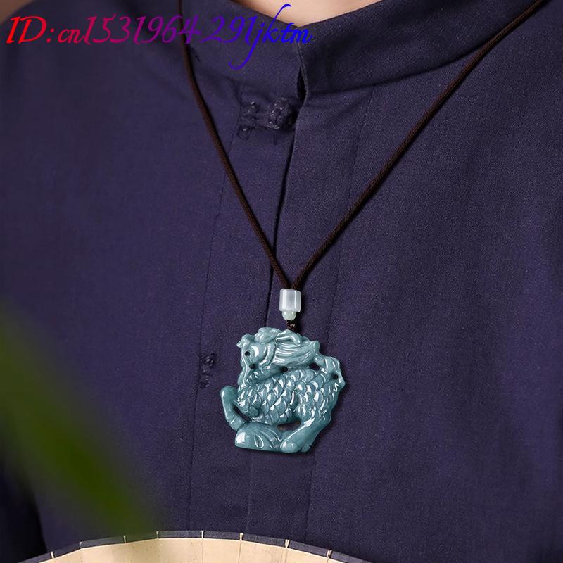 Kalung Liontin Kylin Giok Burm - Necklaces ulasan dan harga
