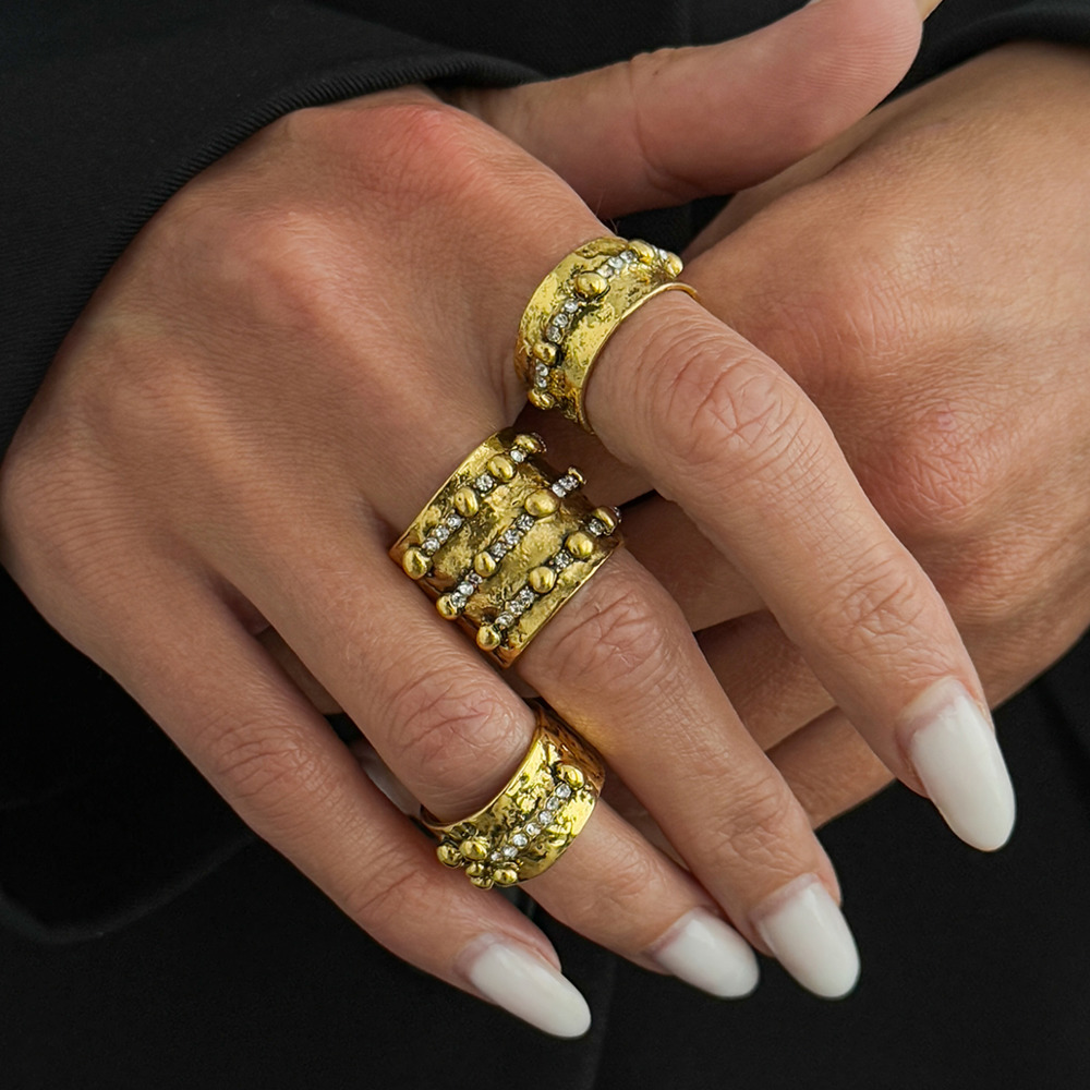 Ingemark 3 Buah Set Cincin Ter - Vintage Punk Knuckle Rings Set ulasan dan harga