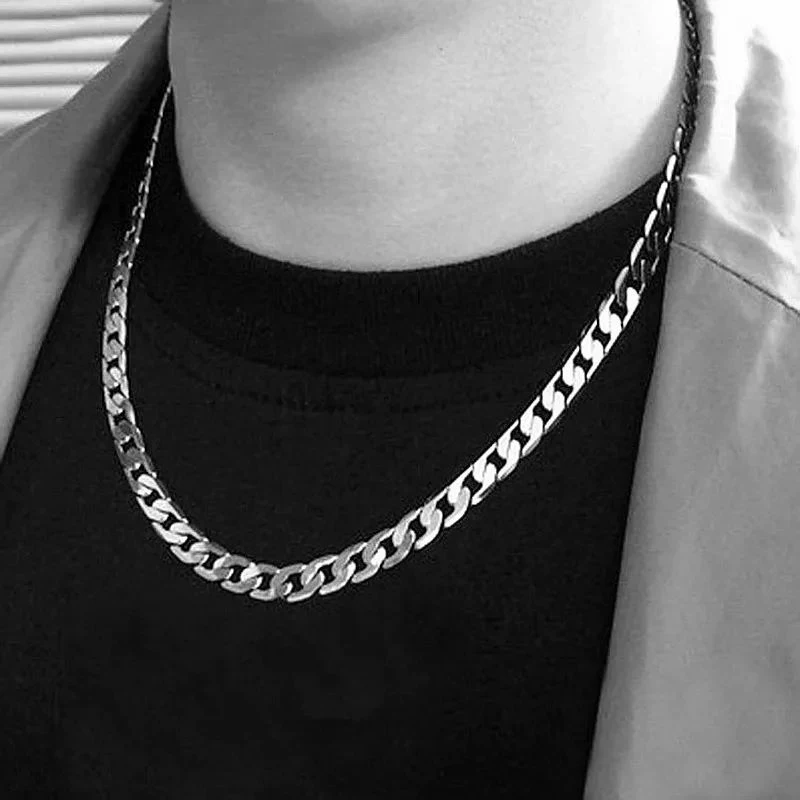 Kalung Perak 925 Sterling Untu - Cuban Link Chain 12Mm ulasan dan harga