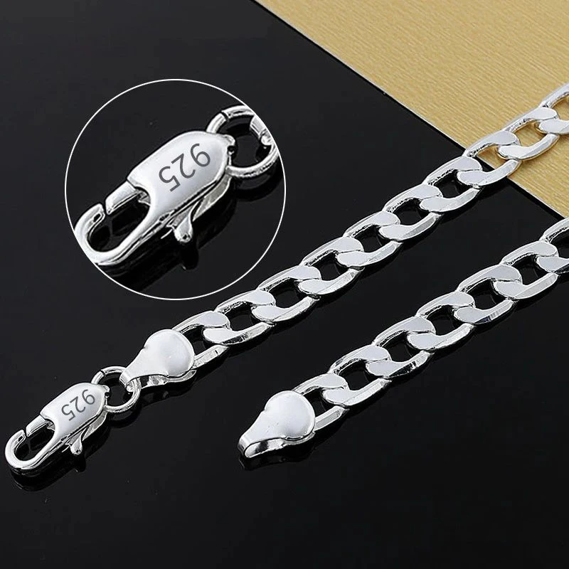Kalung Perak 925 Sterling Untu - Cuban Link Chain 12Mm ulasan dan harga