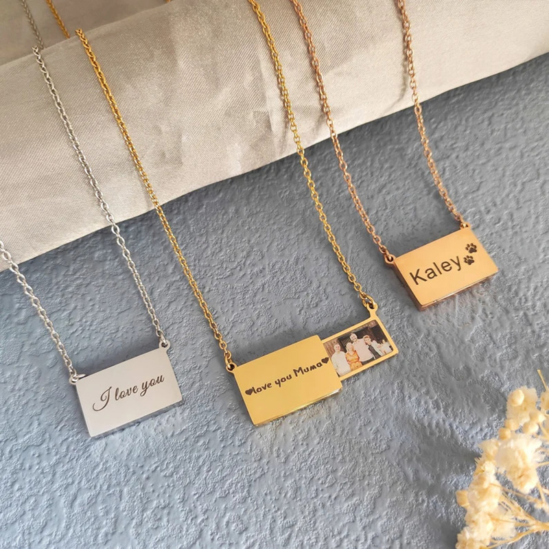Kalung Liontin Foto Stainless  - Heart Locket Necklace Photo ulasan dan harga