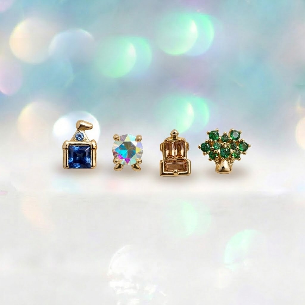 Anting-anting Stud Taman Hibur - Earrings ulasan dan harga