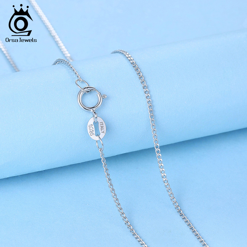 ORSA JEWELS Italia 925 Perak M - 925 Sterling Silver Chain Necklace Men ulasan dan harga