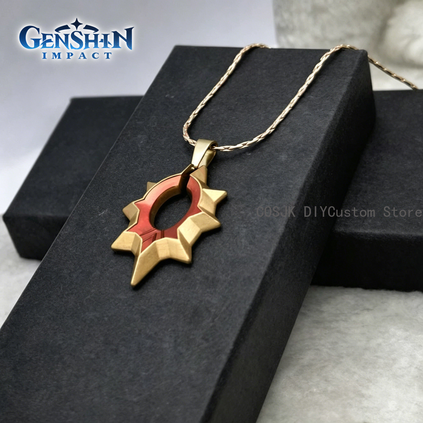Kalung Choker Karakter Mavuika - Anime Pendant Necklace ulasan dan harga