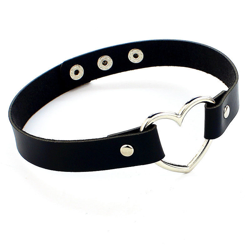 Seksi Spike Punk Kerah Kulit K - Goth Punk Spike Choker ulasan dan harga