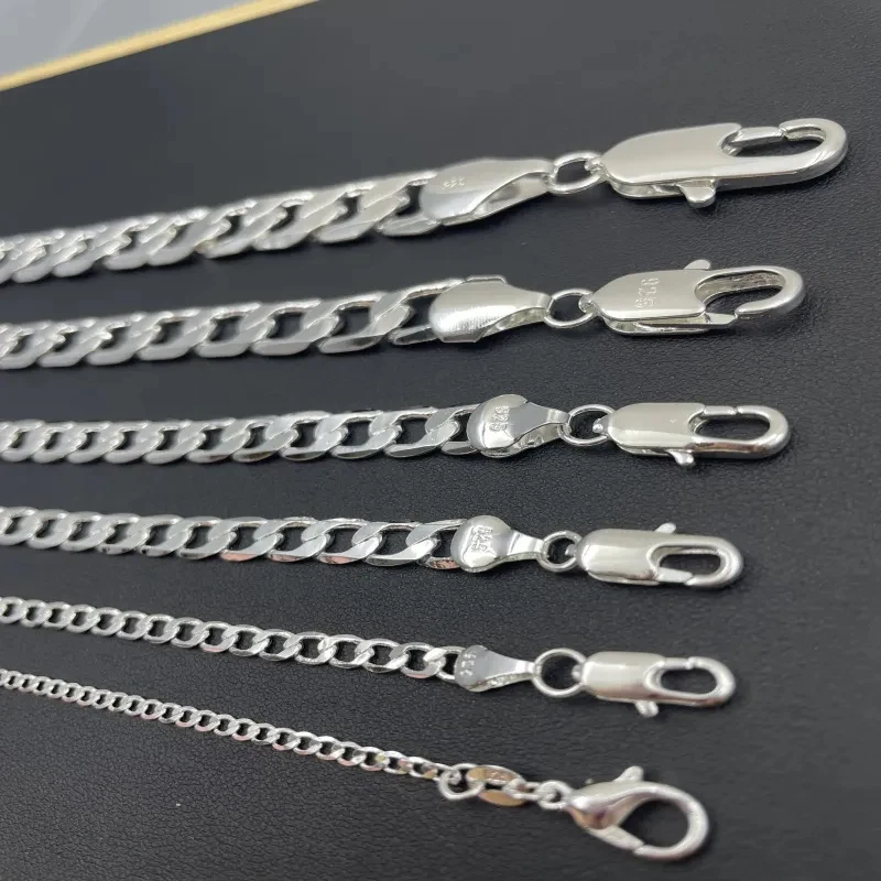 Kalung perak Sterling 925 pria - Cuban Link Chain 12Mm ulasan dan harga