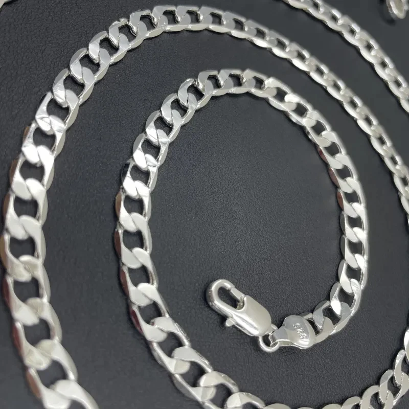 Kalung perak Sterling 925 pria - Cuban Link Chain 12Mm ulasan dan harga