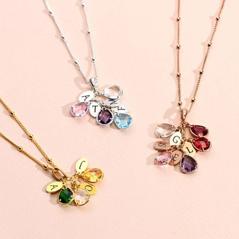 Liontin nama kustom kustom ini - Initial Letter Necklace 18K Gold ulasan dan harga