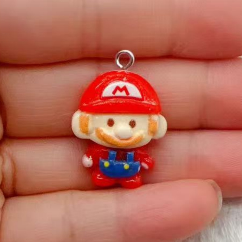 10 buah liontin kartun resin,  - Earrings ulasan dan harga