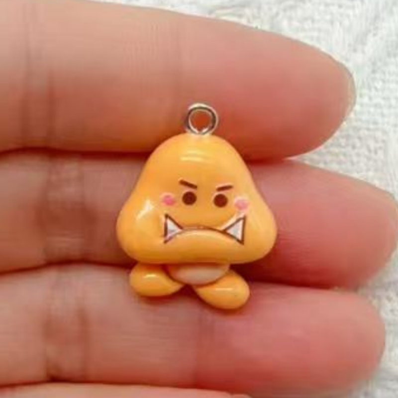 10 buah liontin kartun resin,  - Earrings ulasan dan harga