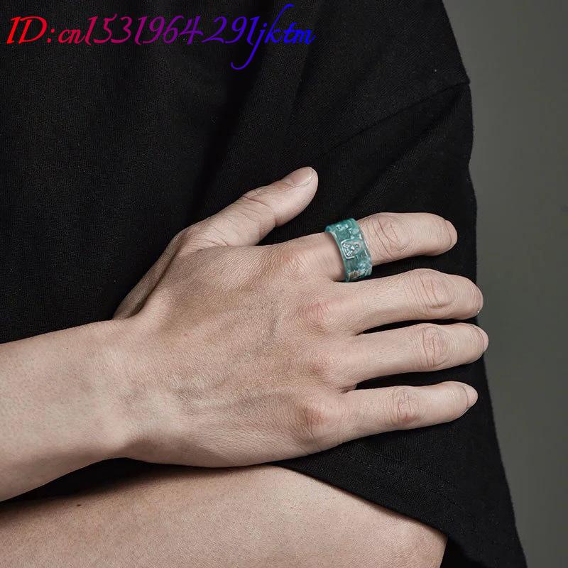 Cincin Buddha Giok Burma Alami - Rings ulasan dan harga