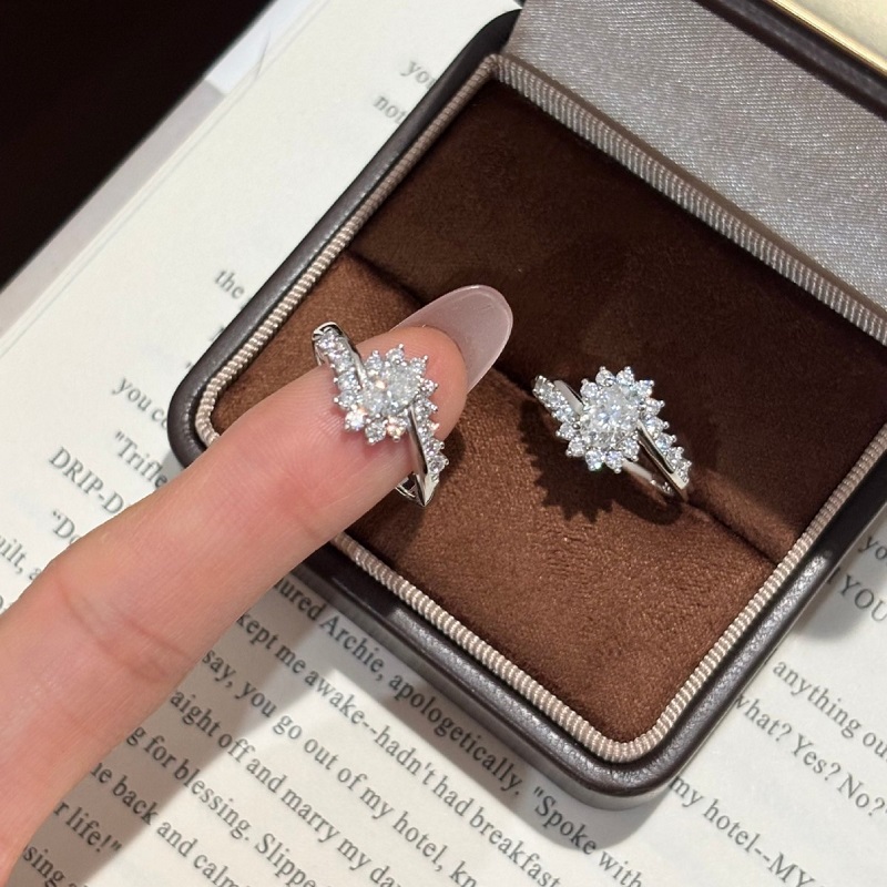 Apaison Cincin Pernikahan Wani - Moissanite Engagement Ring 1 Carat ulasan dan harga