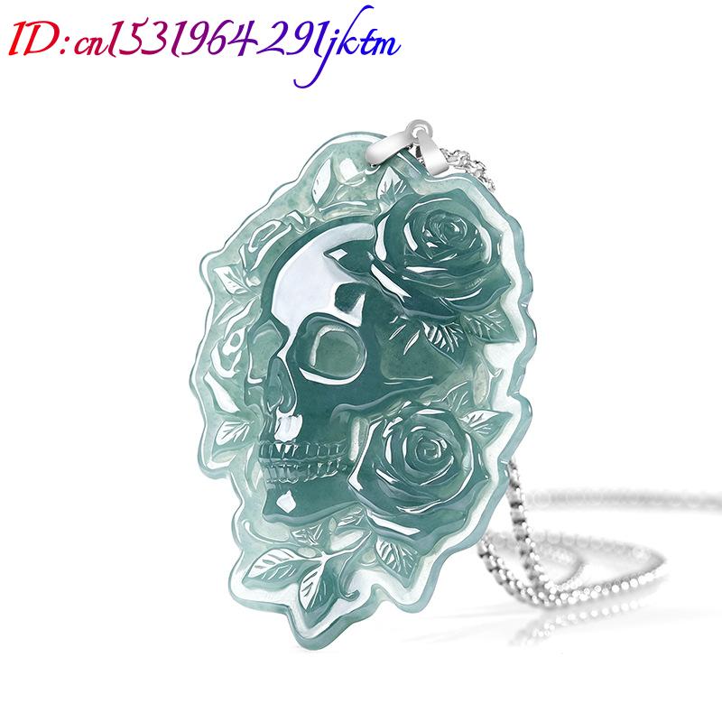 Kalung Liontin Tengkorak Giok  - Necklaces ulasan dan harga