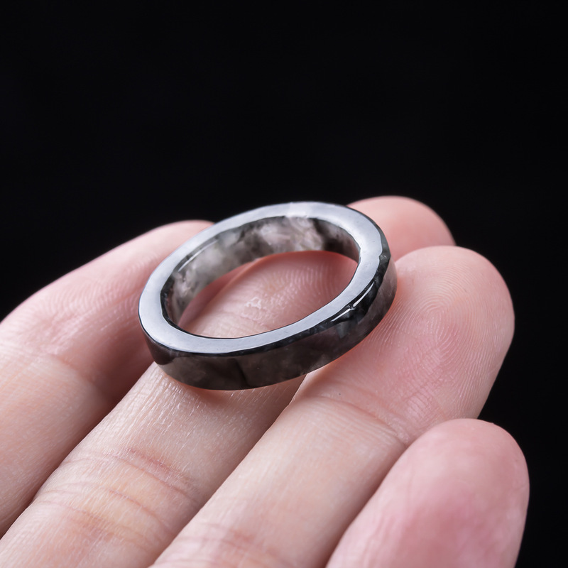 Cincin batu giok hitam jenis e - Rings ulasan dan harga
