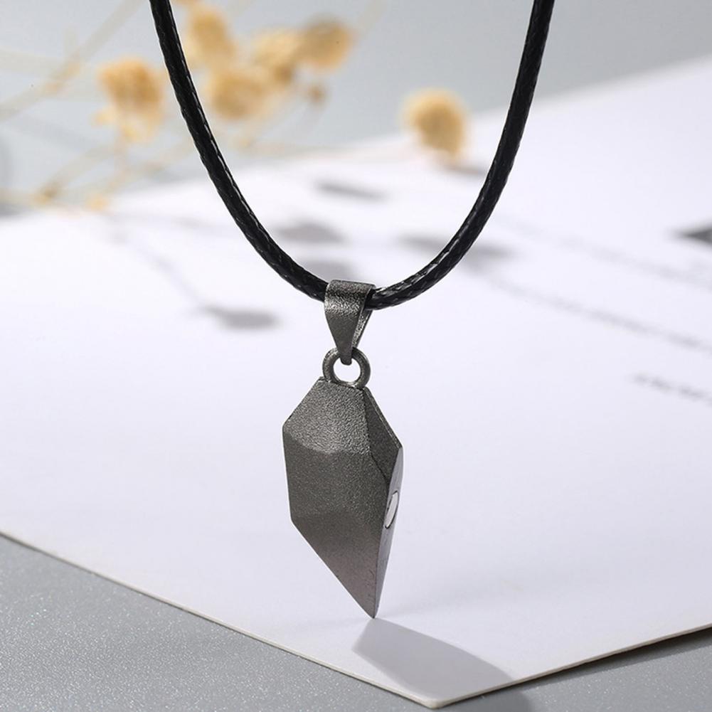 Kalung Liontin Hati Set Kalung - Magnetic Couple Matching Necklaces ulasan dan harga